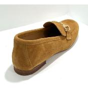 Mocassin cuir camel CM2825