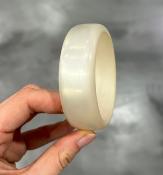 Bracelet jonc blanc brillant