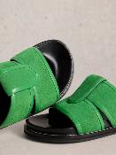 Sandales cuir vert 443513 WHITE STUFF