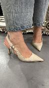 Slingback beige BC7334