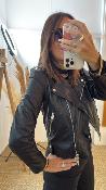 Perfecto en cuir Noir V3025830 IMPERIAL
