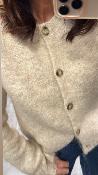 Gilet cardigan vanille SALMA GM