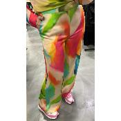 Pantalon fluide multicolore Fiona Supernova