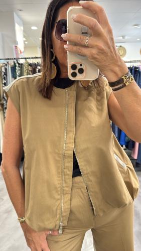 Veste sans manches bi matière 053-229901 BSB