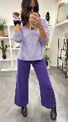 Pantalon jeans violet PAPHOS LPE