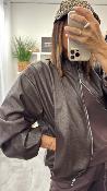 Veste bomber simili marron KXGI1134 KKS