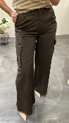 Pantalon cargo chocolat KSPA7629 KKS