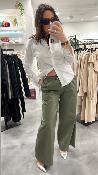 Pantalon coton kaki KXPA0231 KKS