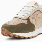 Basket kaki et beige LUNELLE WU BK2780