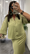Blouse verte LEANDRE