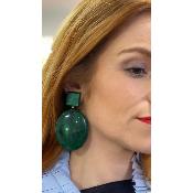 Boucles Oreilles vert