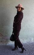 Pantalon velours côtelé marron chocolat WJV026 NT
