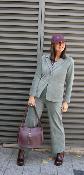 Veste Blazer velours côtelé vert aqua WJV025 NT