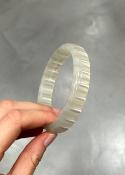 Bracelet jonc effet transparent