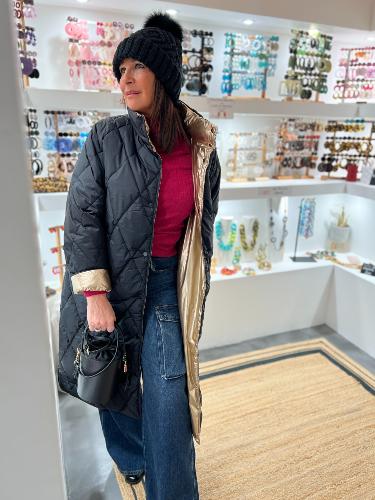 Manteau doudoune réversible NORA