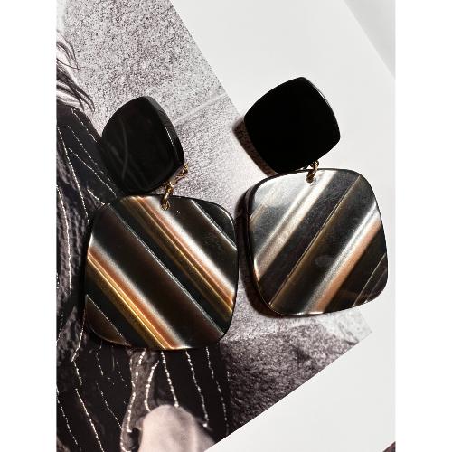 Boucles Oreilles Aurore Marron