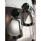 Boucles Oreilles Karine vert