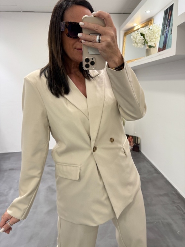 Veste blazer beige CESAR