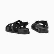 Sandales plates black SALLY 2790 WU