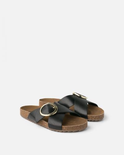 Sandales plates ELLIS ELI1S noir BIBA