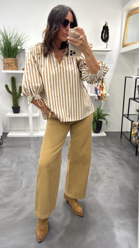Pantalon jeans camel PAPHOS LPE
