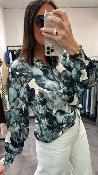 Blouse fluide bleue fantaisie 50952249 MM