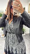 Robe courte à motifs KXAB1119 KKS