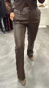 Pantalon similicuir marron W38S0247 Souvenir 