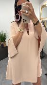 Robe courte rose pâle M2352A MR