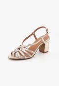 Sandales LOUANE platine EmilieK