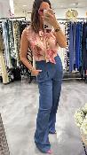 Pantalon denim bleu KXPA0042 KKS