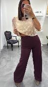 Top en dentelle beige TW51JMX IMPERIAL