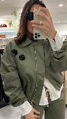 Veste bomber coton kaki KXGI0230 KKS
