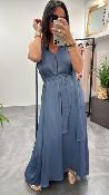 Robe longue bleu M2397A MR