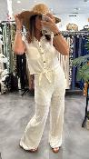 Pantalon écru ROMY G&M