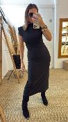 Robe longue noir ELODIA ANGE