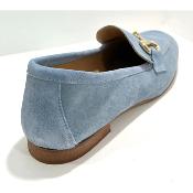 Mocassin cuir bleu CM2825