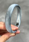 Bracelet jonc nuance gris