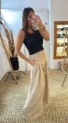 Pantalon fluide à pinces beige  P3ZQJHX IMPERIAL 