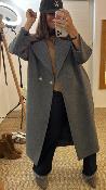 Manteau long gris KBEFKFMA DIXIE