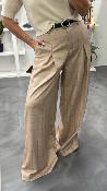 Pantalon beige à carreaux P6D7KEI IMPERIAL 