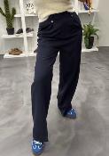 Pantalon à pinces bleu marine SEPTIME G&M