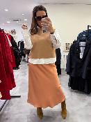 Jupe midi Terracotta  GALVY