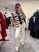 Pantalon blanc strass 50944249