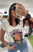 Tee shirt blanc VEGA MHJ