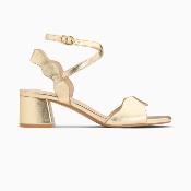 Sandales  talon Melodie or 2769 WU