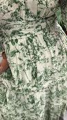 Robe blanche imprimé tropical 053-211021