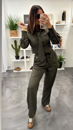 Pantalon fluide kaki 054-212009 BSB