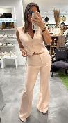Pantalon flare rose KXPA0353 KKS