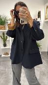 Veste Blazer oversize bleu marine JQ44KIC IMPERIAL